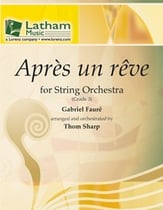 Apres Un Reve Orchestra sheet music cover